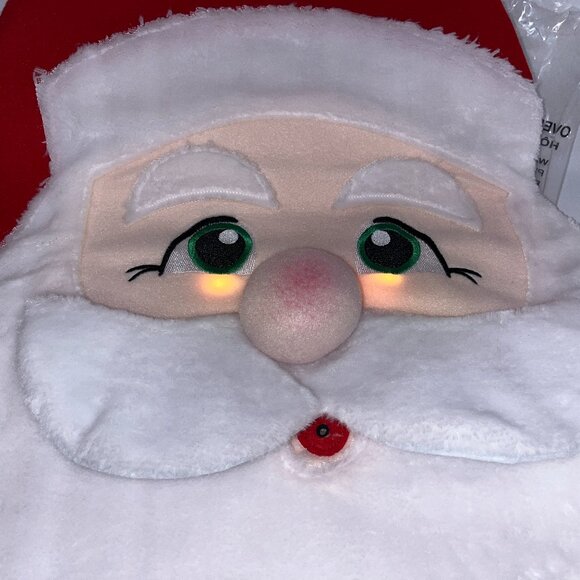 Plush Light Up Talking Santa, Over the Door Santa Greeter Motion Sensor New - Picture 1 of 9